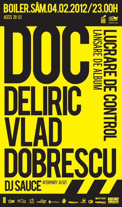 Doc, Deliric si Vlad Dobrescu @ Club Boiler
