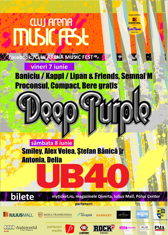 Deep Purple & UB 40 @ Cluj Arena