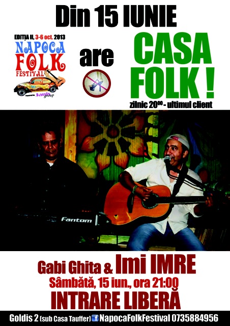 Gabi Ghita & Imi Imre @ Casa Folk