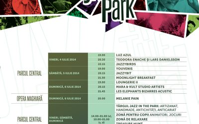 Programul concertelor la Jazz in the Park 2014