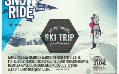 Snowride – duce energia de la Electric Castle Festival, la ski, în Alpii Francezi