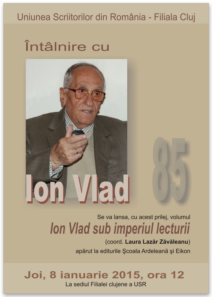 Întâlnire cu Ion Vlad