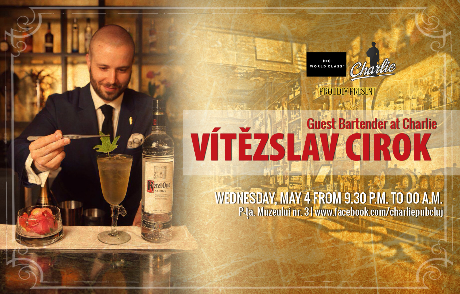Guest bartending with Vitezslav Cirok @ Charlie