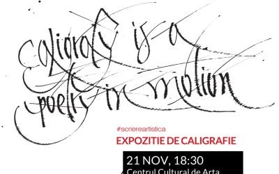 Ritm și textură – Expoziție de caligrafie