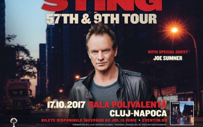 Sting concertează la Sala Polivalentă din Cluj