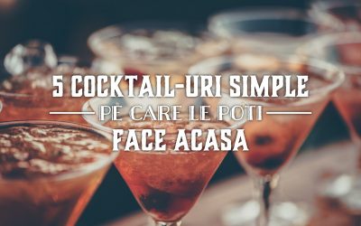 5 cocktail-uri simple pe care le poți face acasă