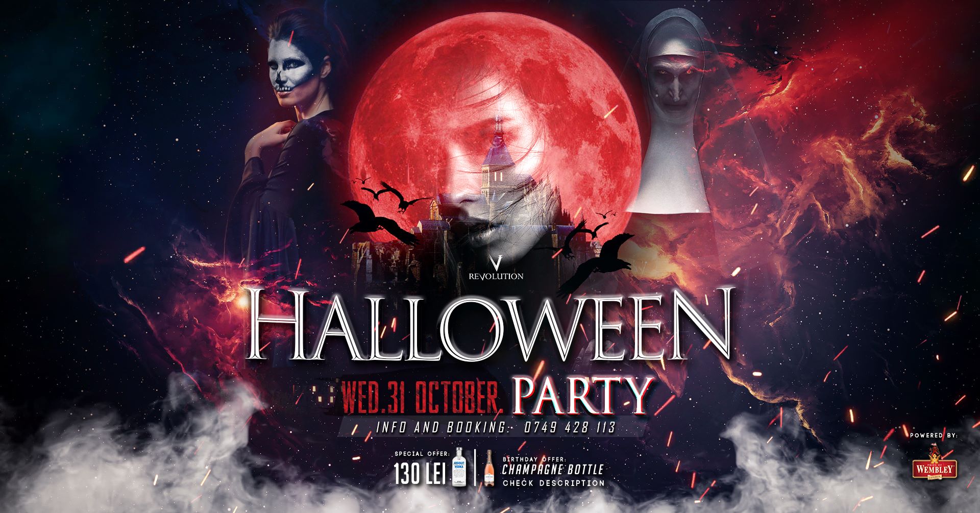 The Night With The Halloween Party Revolution Club Evenimente Din Cluj Napoca