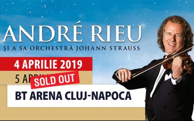 André Rieu susţine încă un concert  la BT ARENA din Cluj-Napoca!