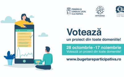 A început votul final în cadrul procesului Bugetare participativă Cluj-Napoca 2019