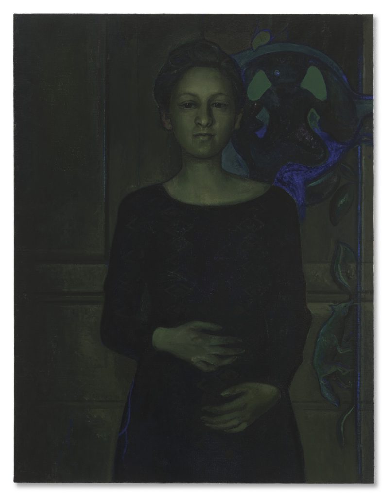 Victor Man, Weltinnenraum (World Within), 2017. Oil on canvas, (130.5 x 100.1 cm)/Christie’s, Londra